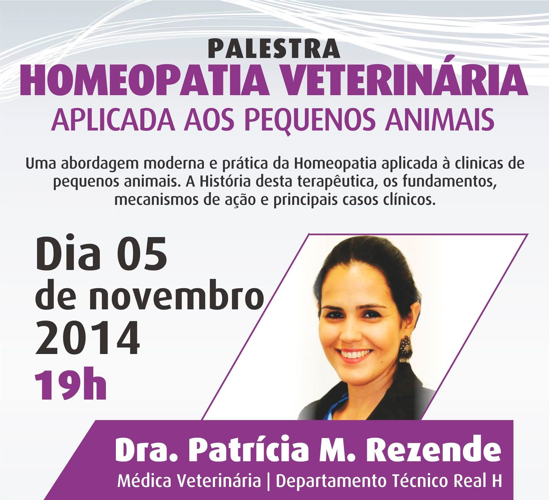 Homeopatia Veterinária Aplicada aos Pequenos Animais será tema de palestra em Cotia