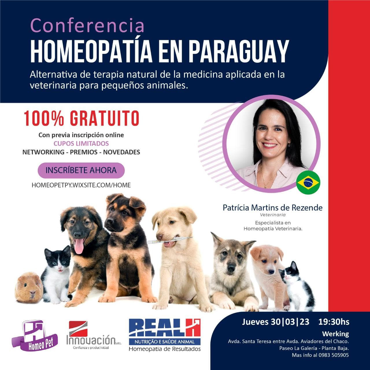 Homeo Pet será destaque em Conferência sobre homeopatia veterinária em Assunção, Paraguai